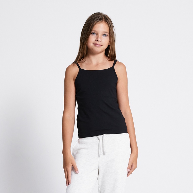 Singlet "Lily star" Black
